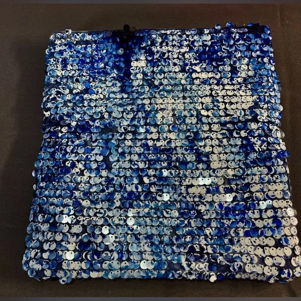 BCBGeneration - Blue sparkle clutch